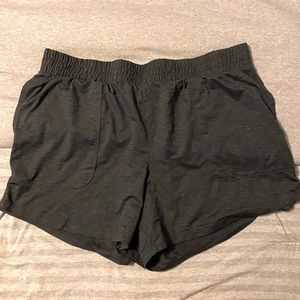 Grey athletic shorts